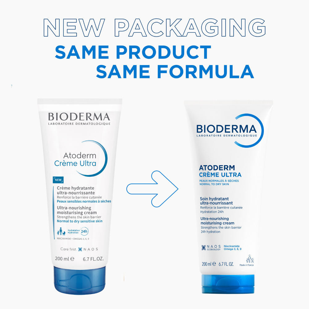 Bioderma Niacinamide Moisturizer - Atoderm Creme Ultra-Boosts Hyaluronic Acid, Ceramides