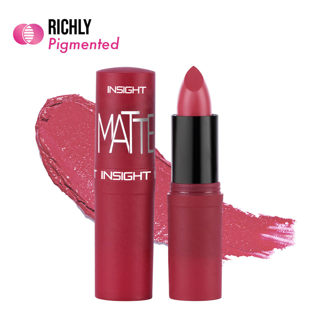 Insight Cosmetics Matte Lipstick, 1 Stroke Application, Long Lasting