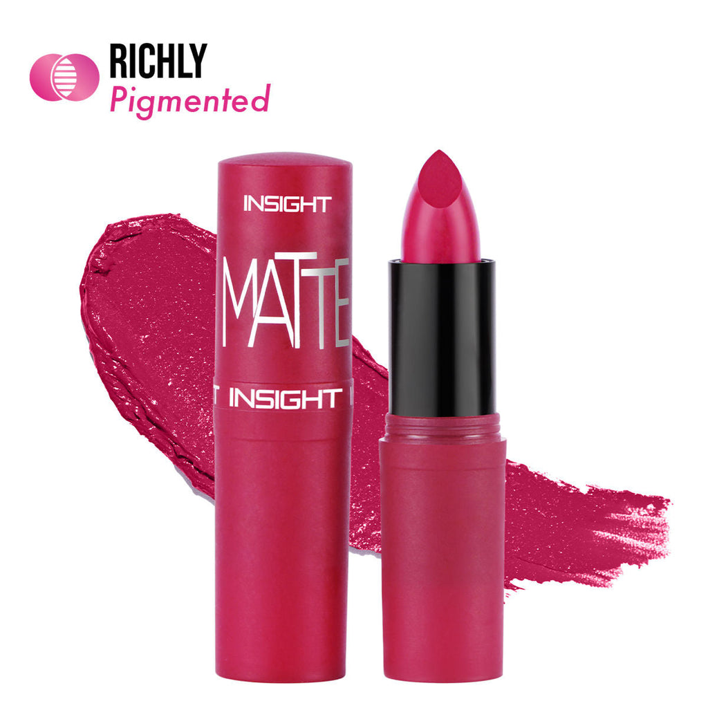 Insight Cosmetics Matte Lipstick, 1 Stroke Application, Long Lasting