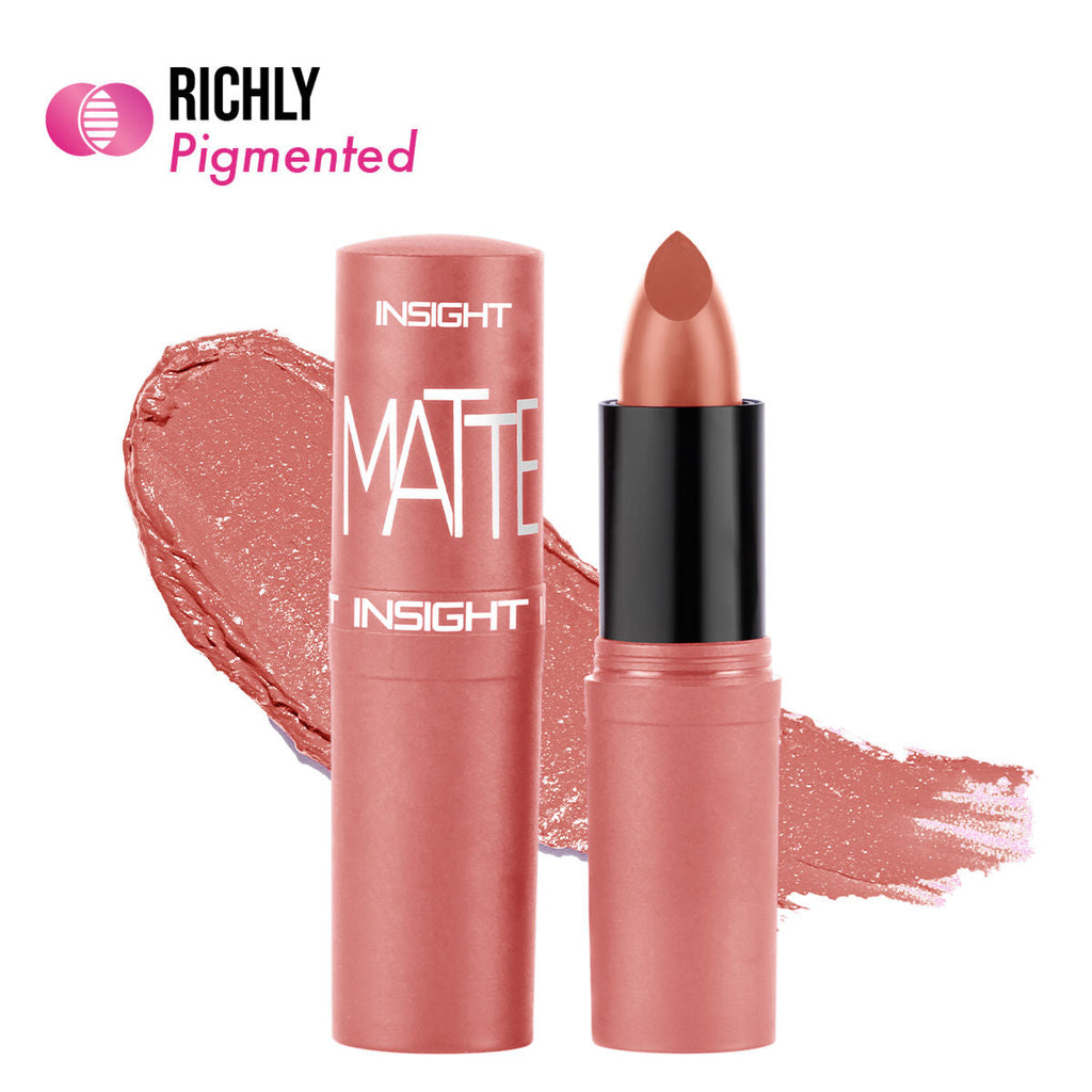 Insight Cosmetics Matte Lipstick, 1 Stroke Application, Long Lasting