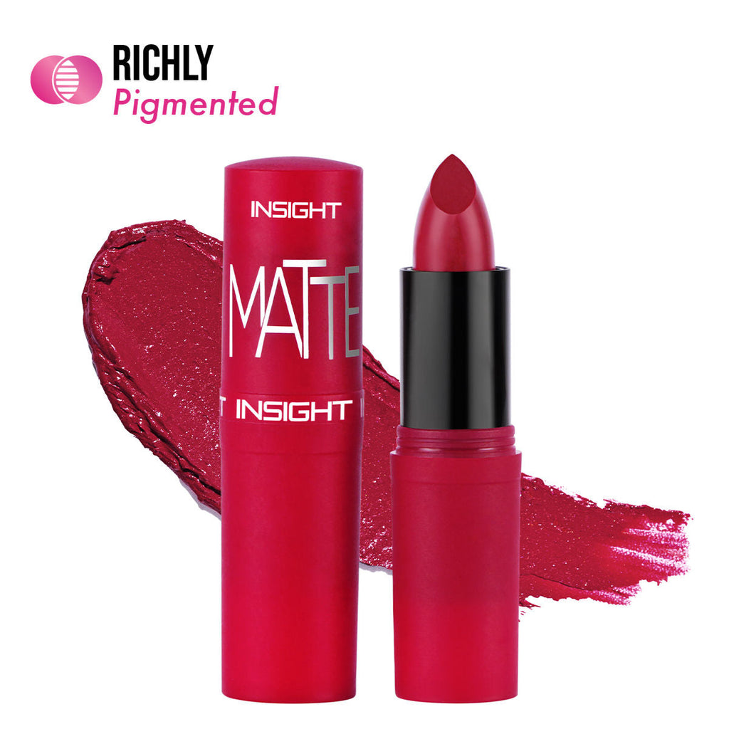 Insight Cosmetics Matte Lipstick, 1 Stroke Application, Long Lasting