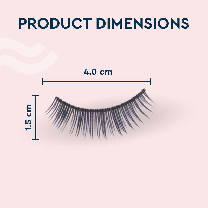 GUBB Eyelash Set With Glue, False Eyelashes - Party Style