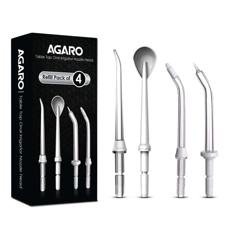 Agaro Oral Irrigator Nozzle Tip Max Tongue Cleaners