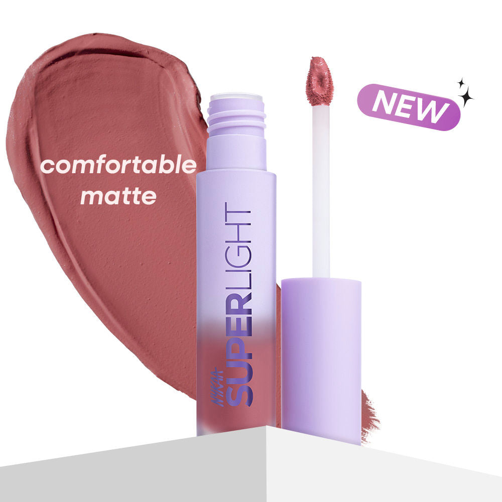 Nykaa Superlight Lip Cloud Airy Mousse Matte Liquid Lipstick for Lip & Cheek