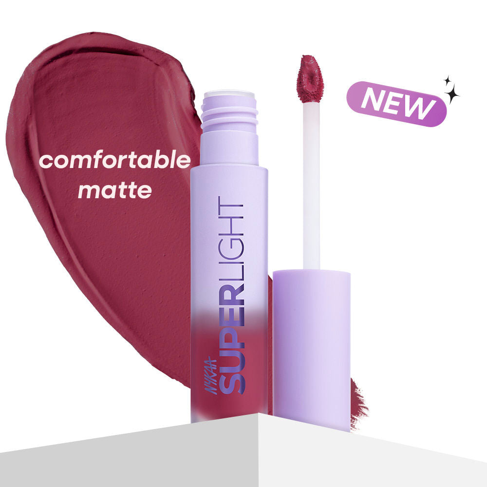Nykaa Superlight Lip Cloud Airy Mousse Matte Liquid Lipstick for Lip & Cheek
