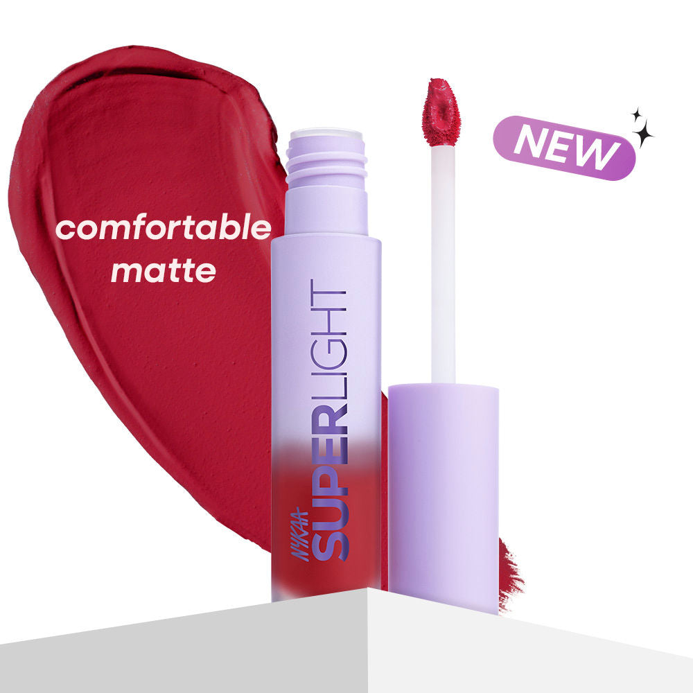 Nykaa Superlight Lip Cloud Airy Mousse Matte Liquid Lipstick for Lip & Cheek