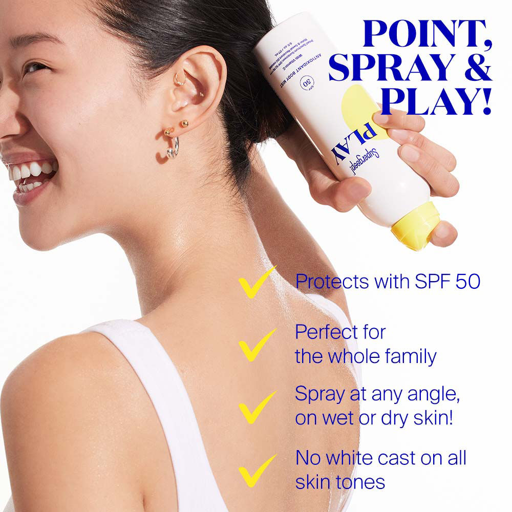 Supergoop Play Antioxidant Body Mist SPF 50 PA++++ With Vitamin C