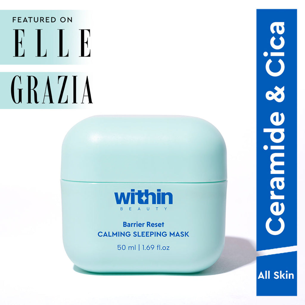 Within Beauty Ceramide & Cica Extract Sleeping Mask, Barrier Reset Calming Sleeping Mask