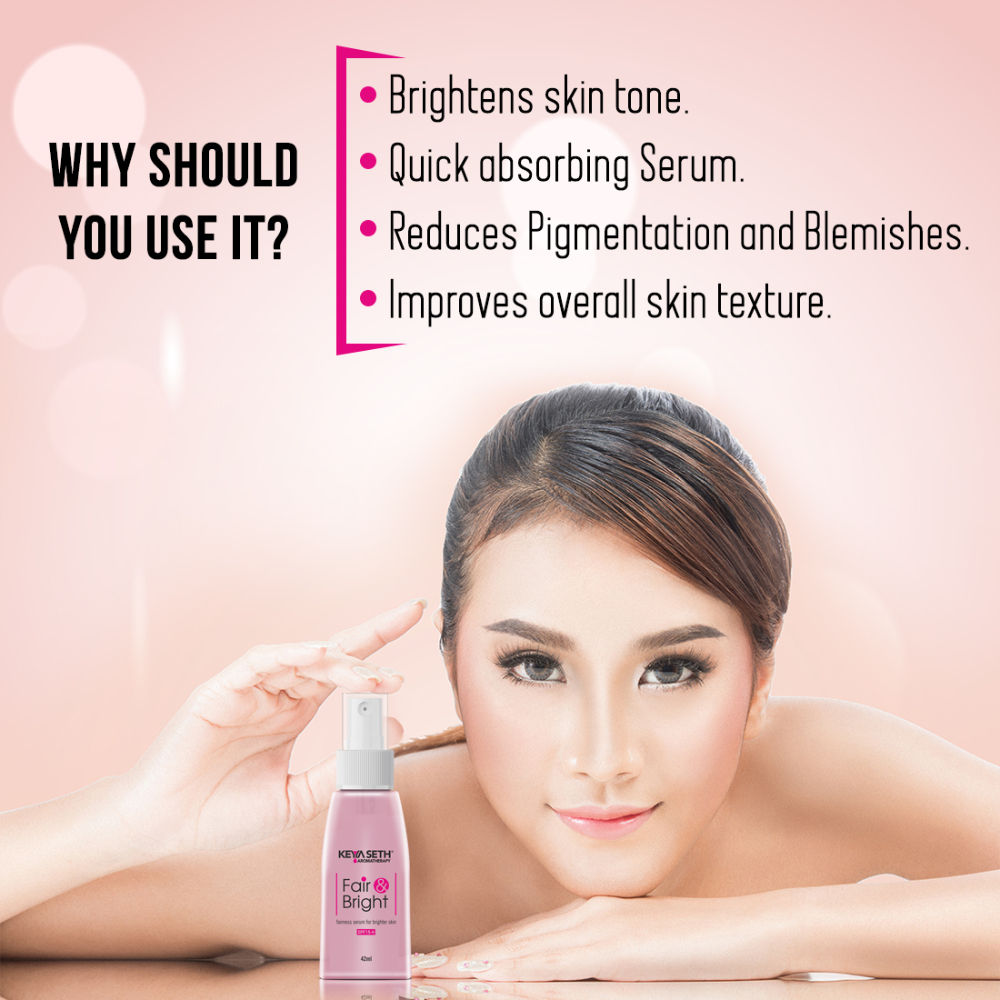 Keya Seth Aromatherapy Fair & Bright Fairness Serum for Brighter Skin SPF 15+