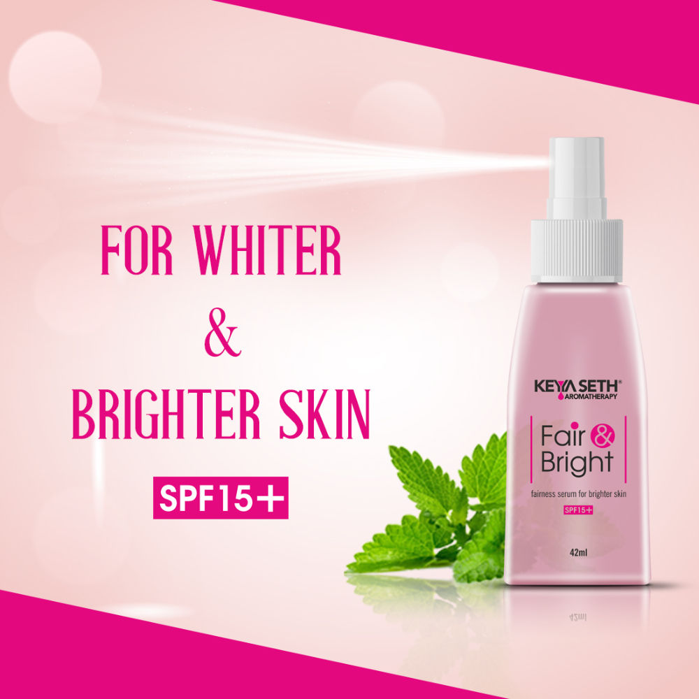 Keya Seth Aromatherapy Fair & Bright Fairness Serum for Brighter Skin SPF 15+