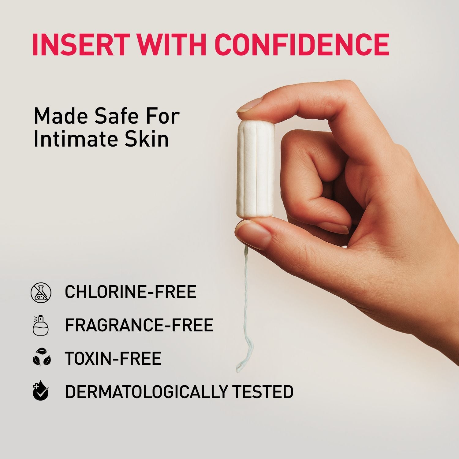 Sirona Fda Approved Tampons for Heavy Flow, High Absorption Biodegradable Tampons, 360° Leakproof