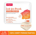 Sirona Disposable Period Panties, L-XL (36-44 in.) 360° Coverage, Leakage Protection for Heavy Flow