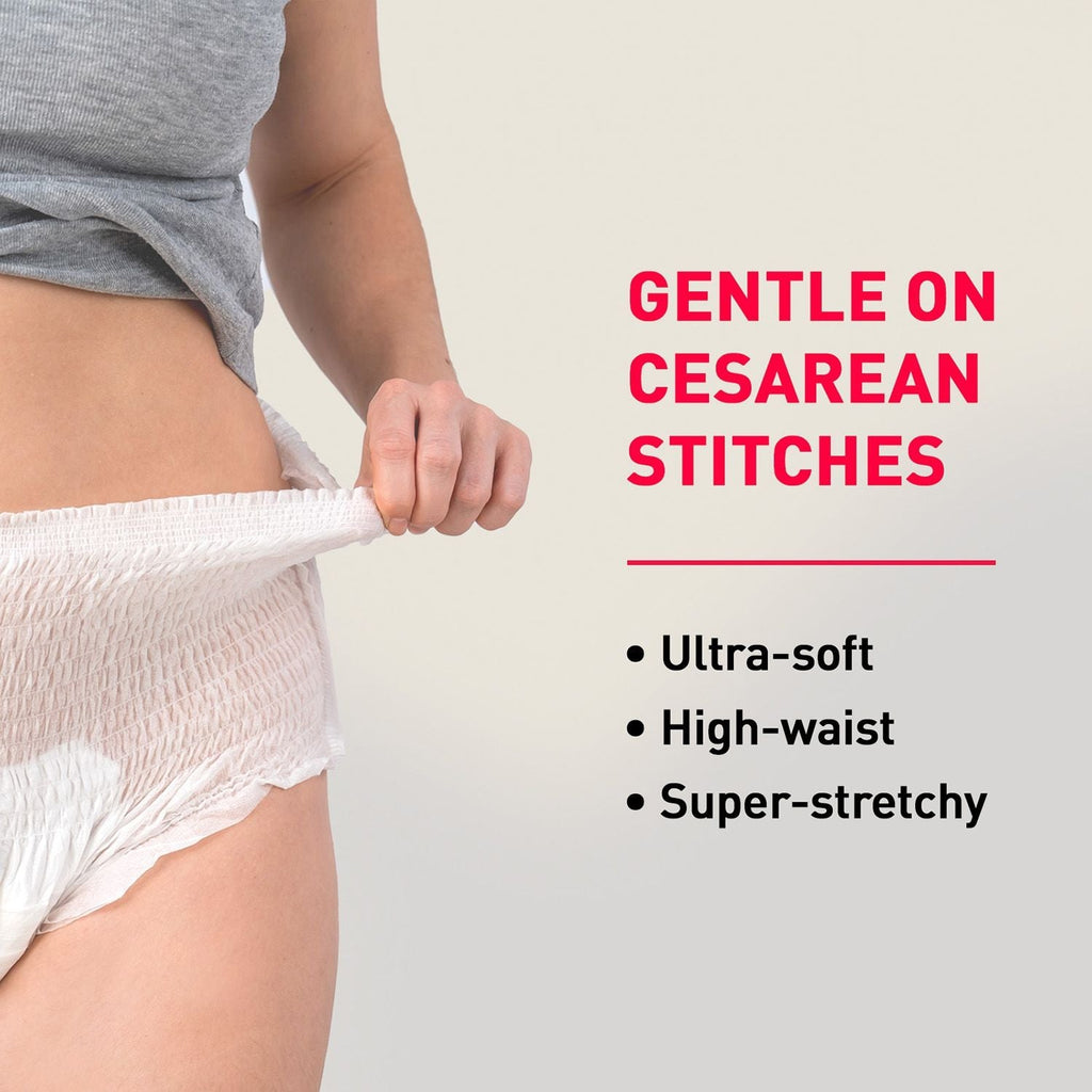 Sirona Maternity Panties L-XL (32-44 Inch) For Postpartum Flow, Leak Free, Super Absorbent