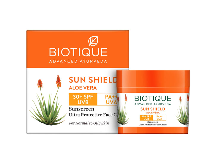 Biotique Bio Aloe Vera SPF 30+ UVA/UVB PA++ Sunscreen Ultra Protective Face Cream
