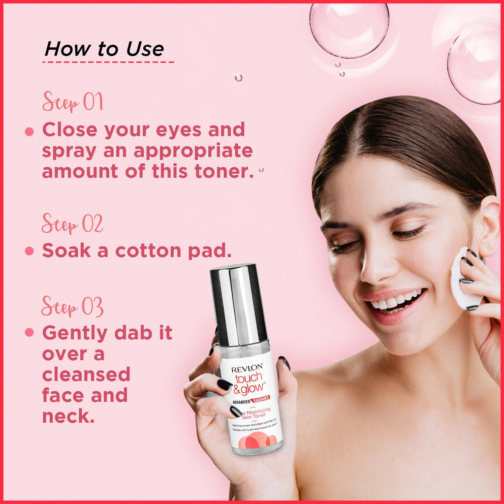 Revlon Touch & Glow Advanced Radiance Pore Minimizing Skin Toner