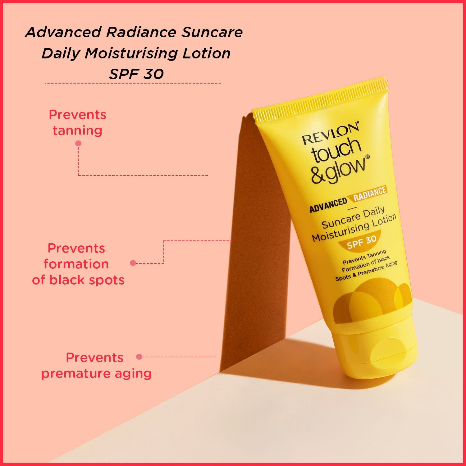 Revlon Touch & Glow Advanced Radiance Sun Care Daily Moisturizing Lotion SPF 30