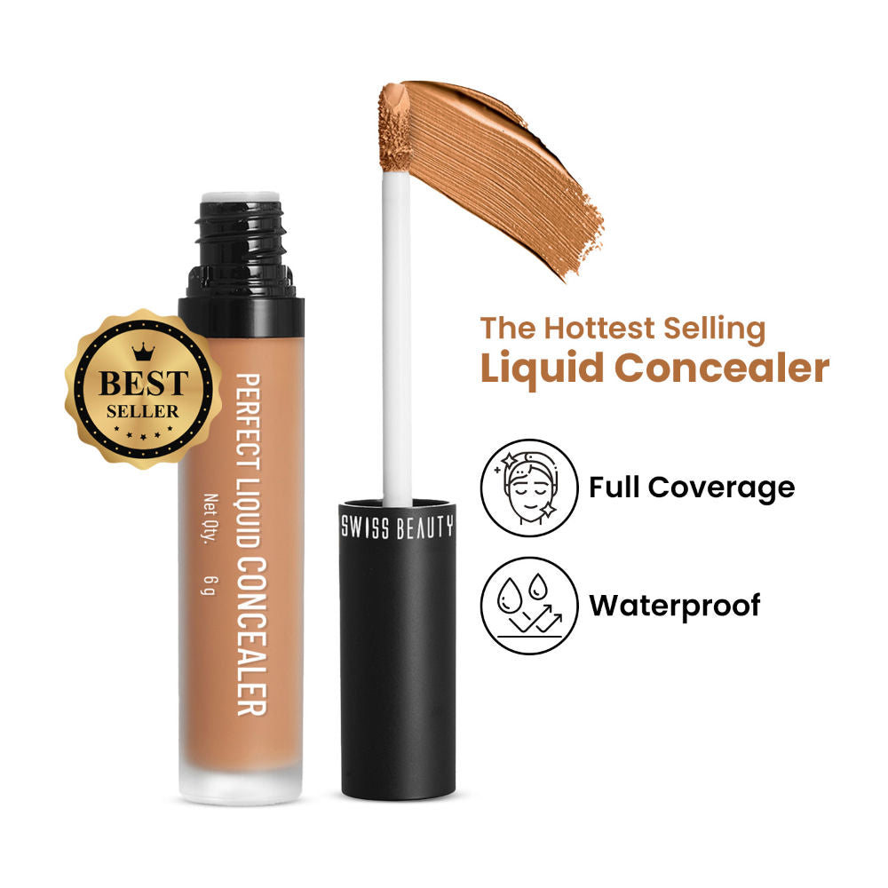 Swiss beauty Full Coverage Liquid Concealer With Jojoba Oil