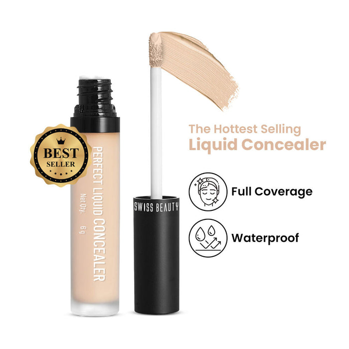 Swiss beauty Full Coverage Liquid Concealer With Jojoba Oil