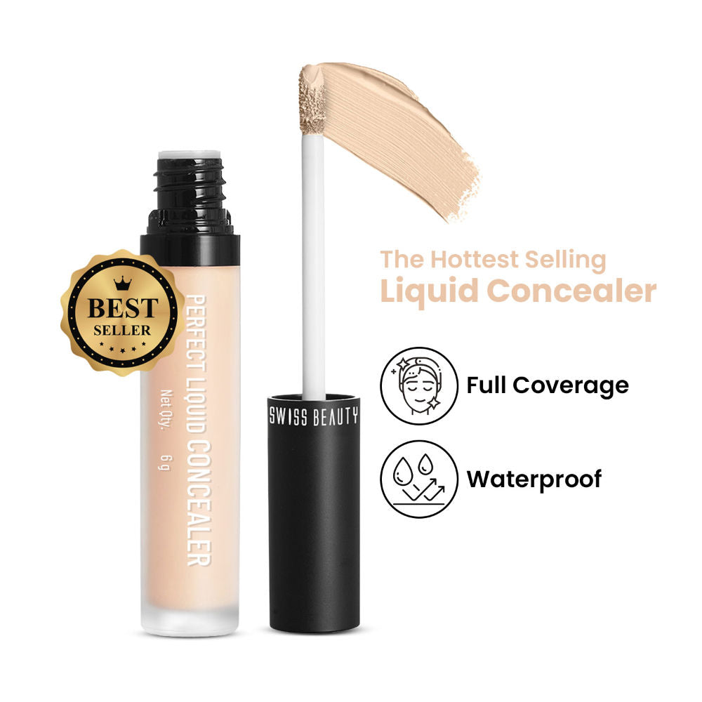 Swiss beauty Full Coverage Liquid Concealer With Jojoba Oil