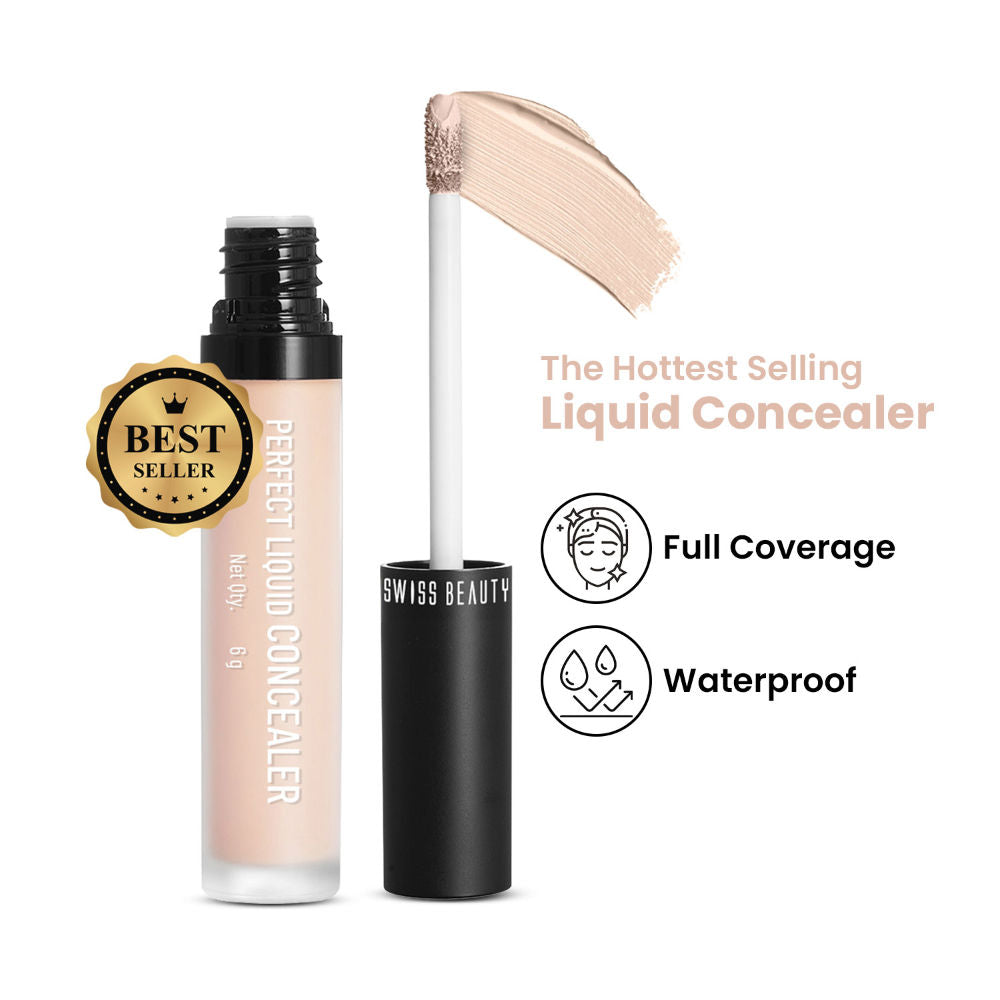 Swiss beauty Full Coverage Liquid Concealer With Jojoba Oil