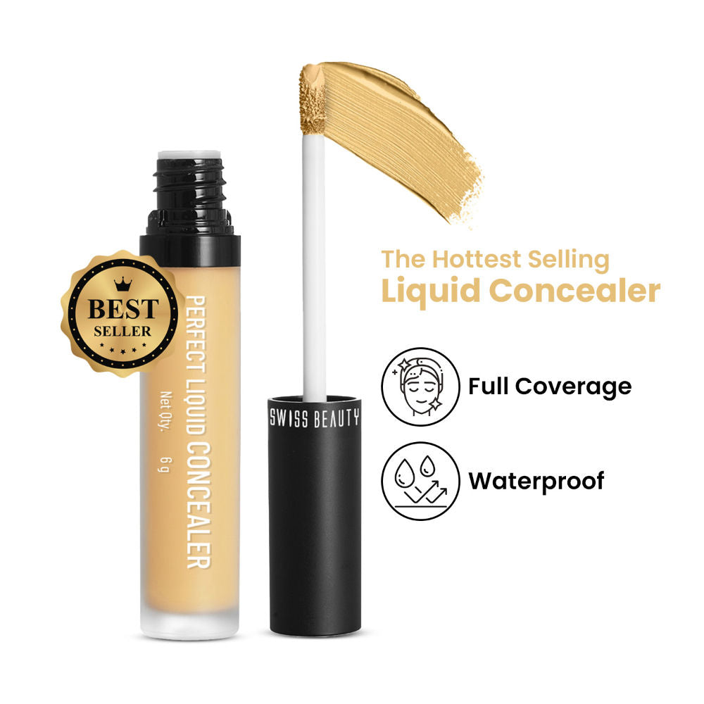 Swiss beauty Full Coverage Liquid Concealer With Jojoba Oil