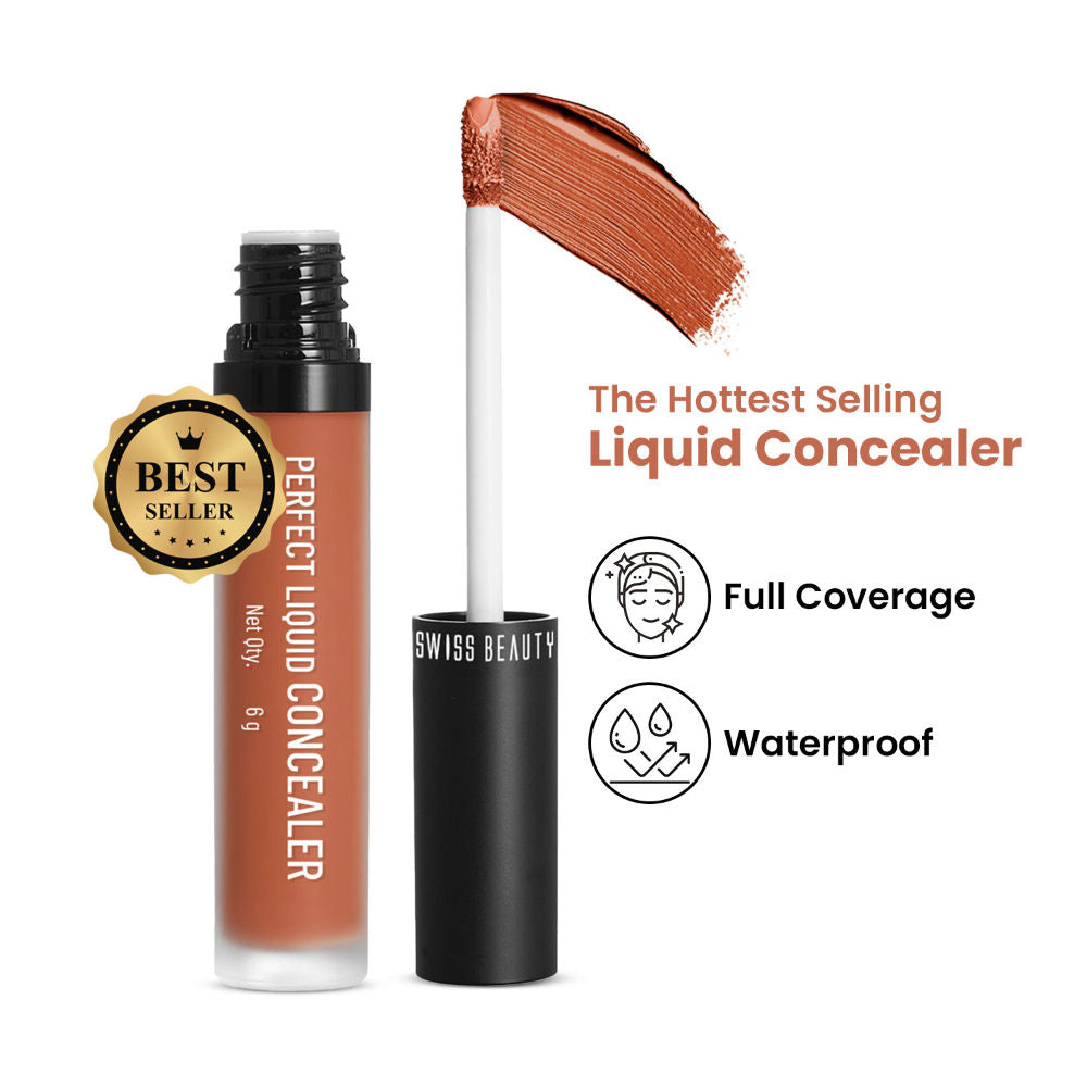Swiss beauty Full Coverage Liquid Concealer With Jojoba Oil
