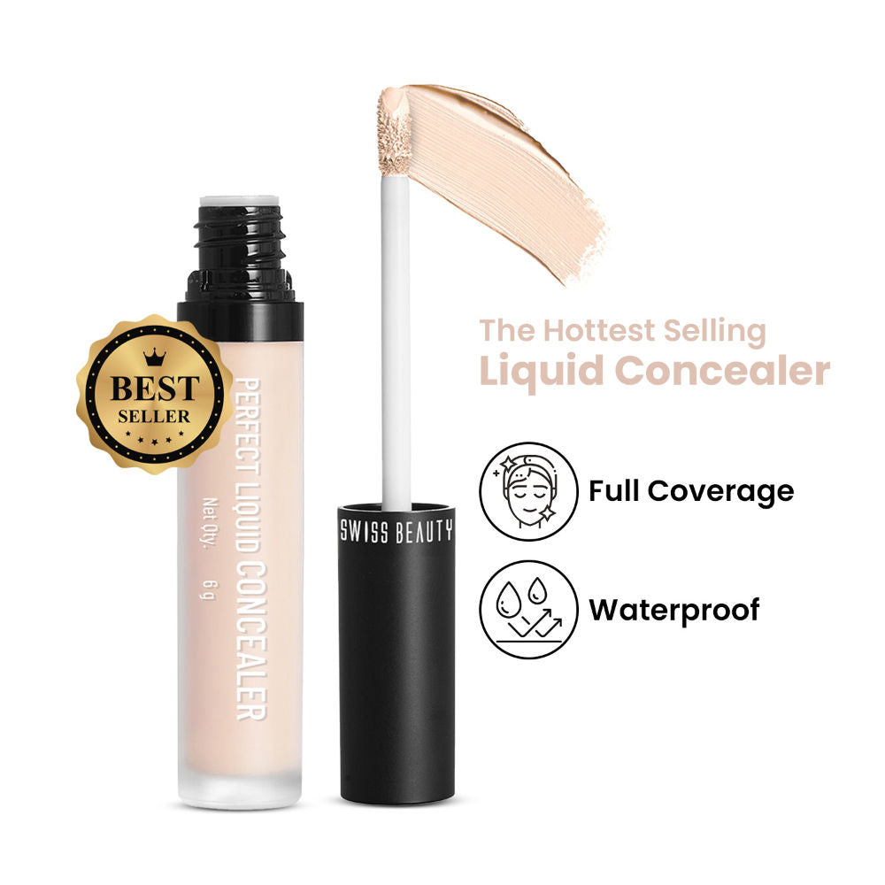 Swiss beauty Full Coverage Liquid Concealer With Jojoba Oil