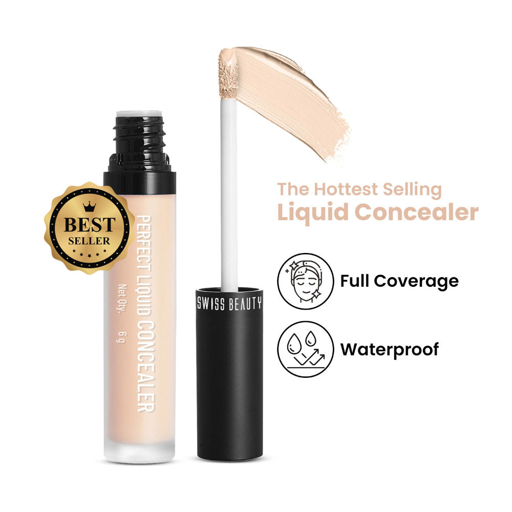 Swiss beauty Full Coverage Liquid Concealer With Jojoba Oil