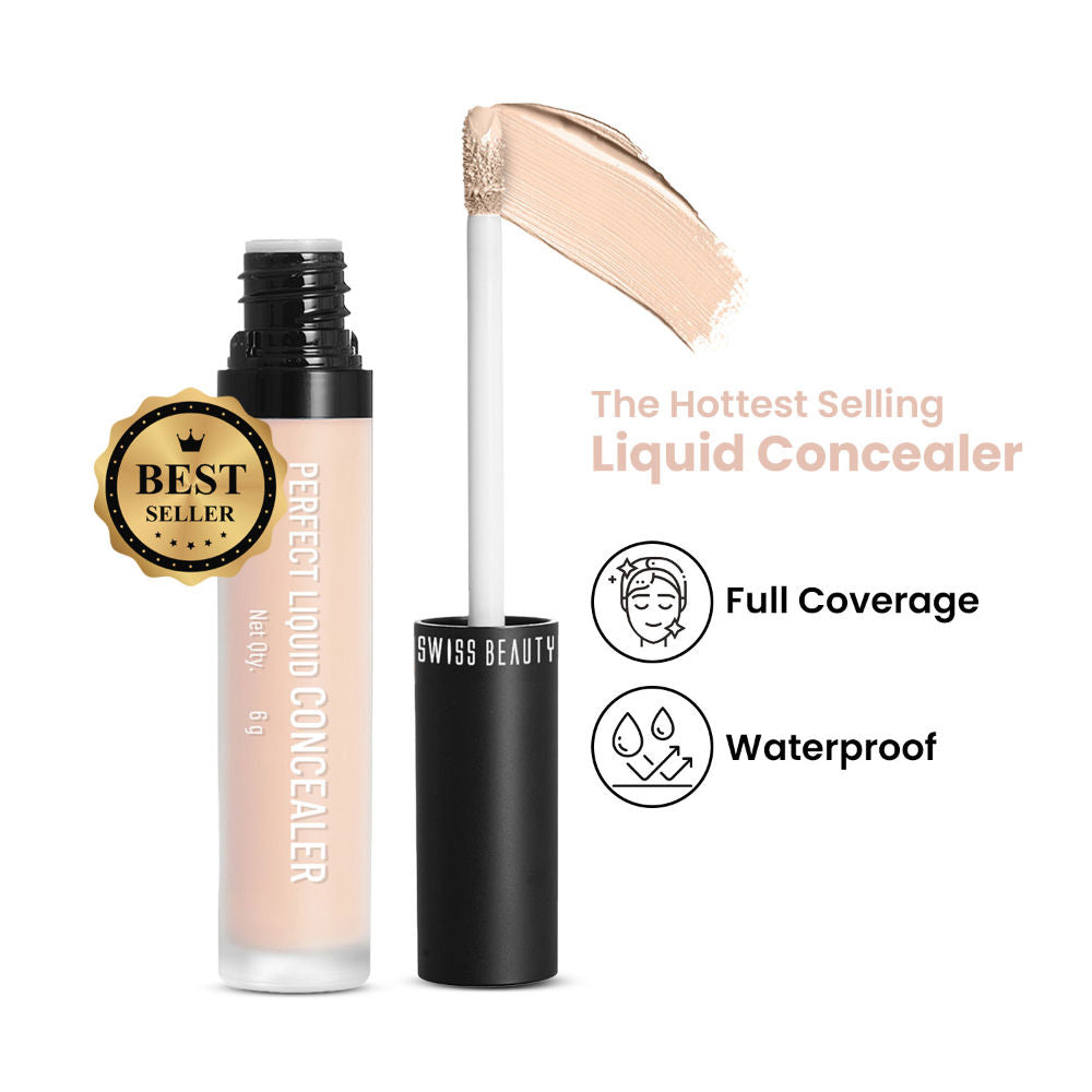 Swiss beauty Full Coverage Liquid Concealer With Jojoba Oil