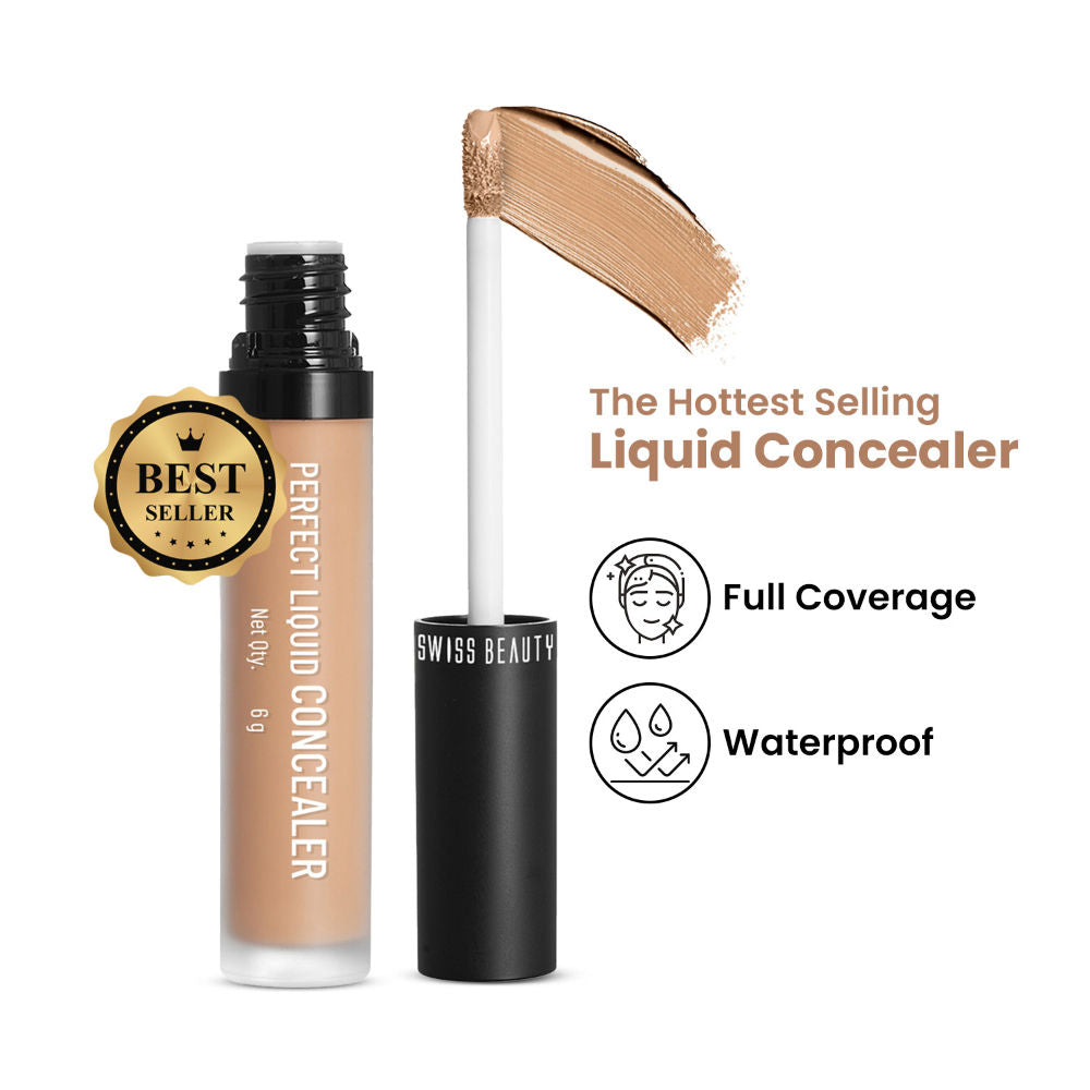 Swiss beauty Full Coverage Liquid Concealer With Jojoba Oil