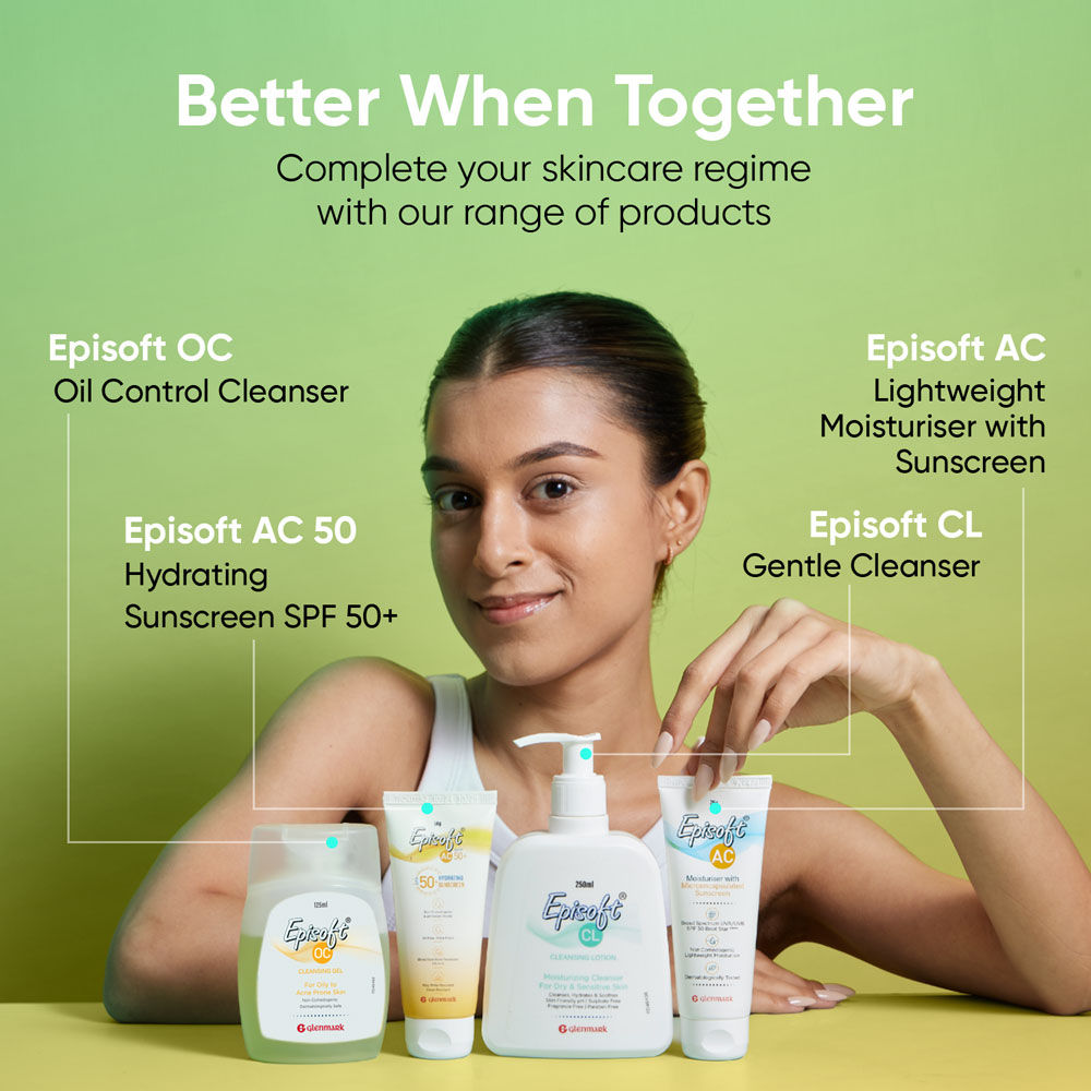 Episoft Oily Skin Cleanser, For Oily Acne Prone Skin, Daily Facewash For Men & Women