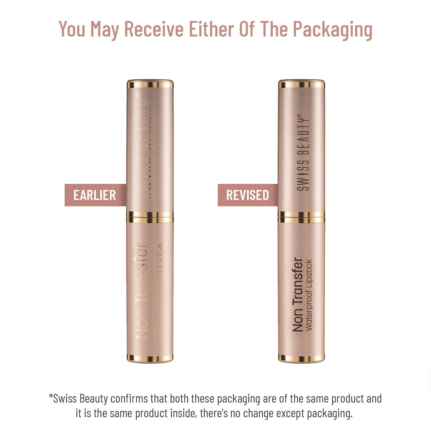 Swiss Beauty Non Transfer Waterproof Lipstick