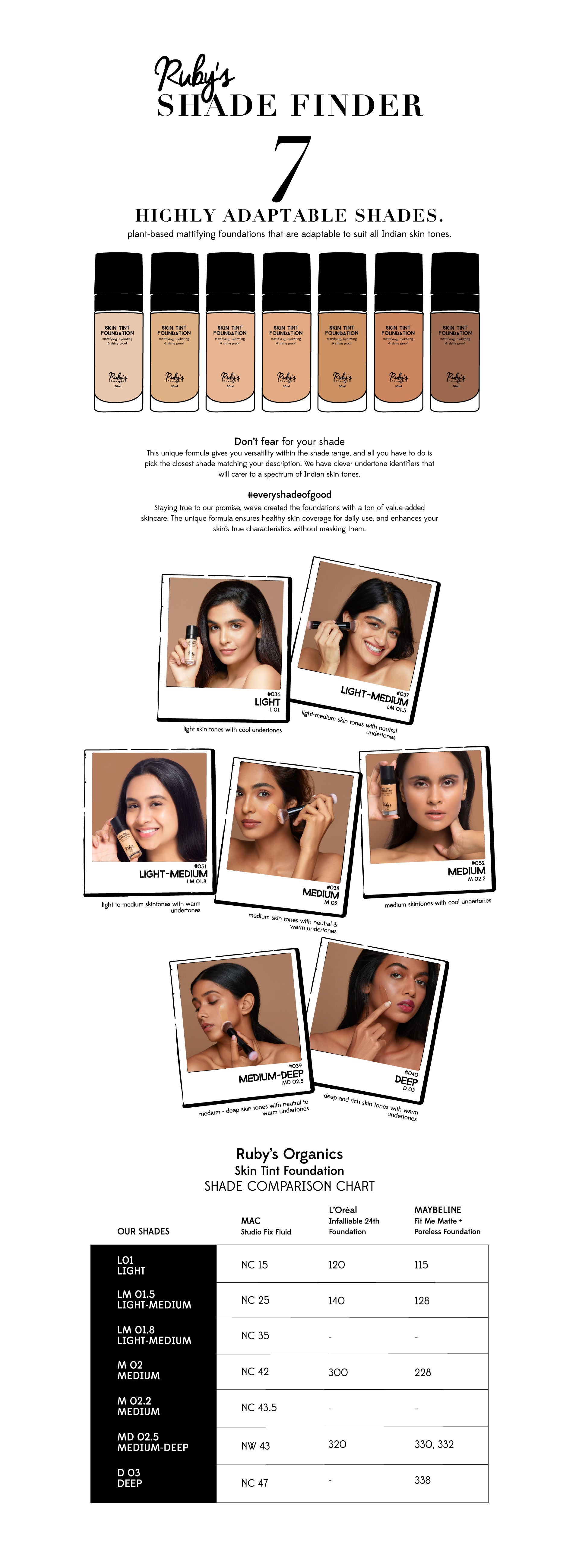 Ruby's Organics Skin Tint Mattifying Foundation