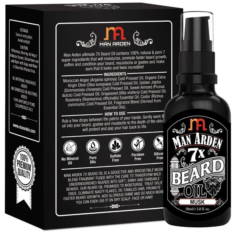 Man Arden 7X Musk Beard Oil