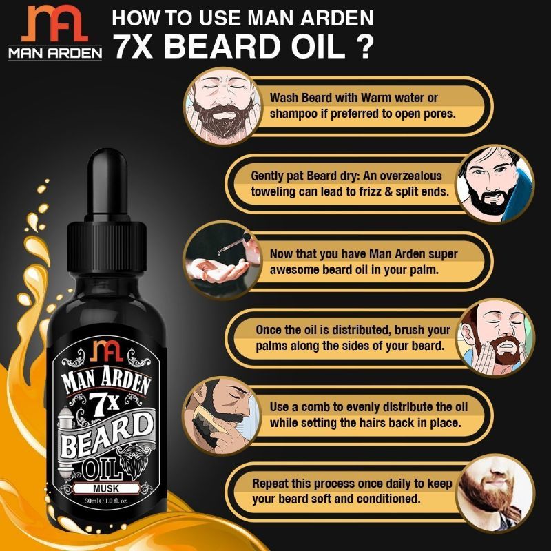Man Arden 7X Musk Beard Oil