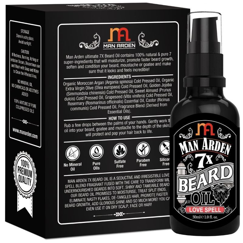 Man Arden 7X Love Spell Beard Oil