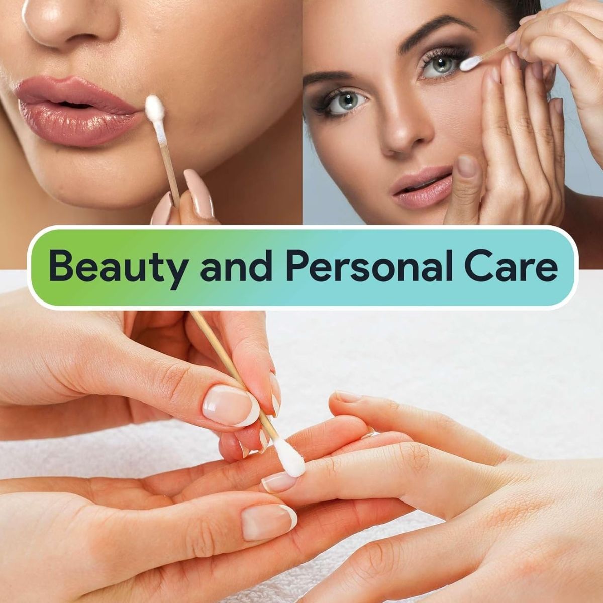 Matra Bamboo Cotton Ear Buds Organic Ear Cleaning Swabs Qtips For Makeup, Nail Polish Removal