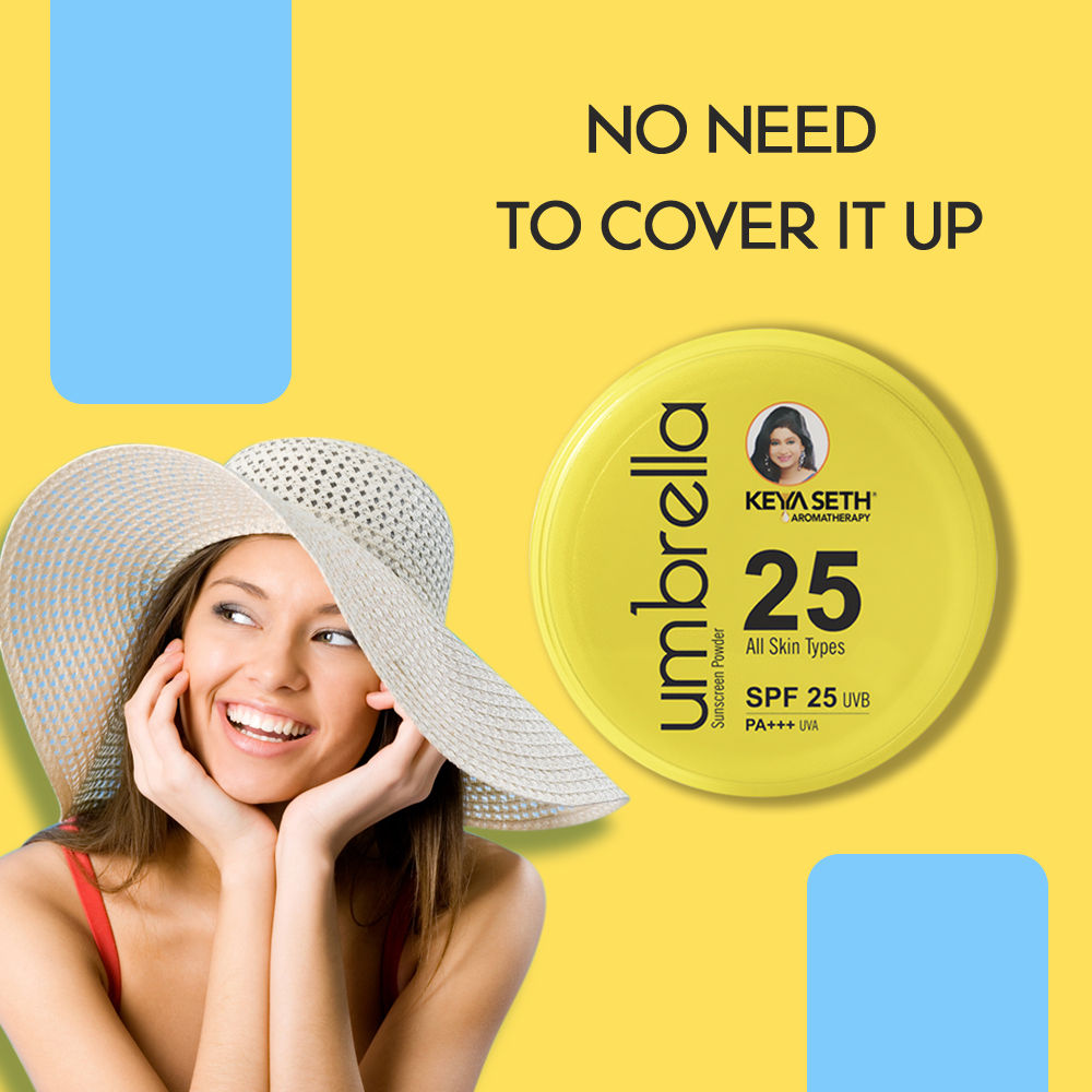 Keya Seth Aromatherapy Umbrella Sunscreen Powder SPF 25 UVB PA+++ UVA