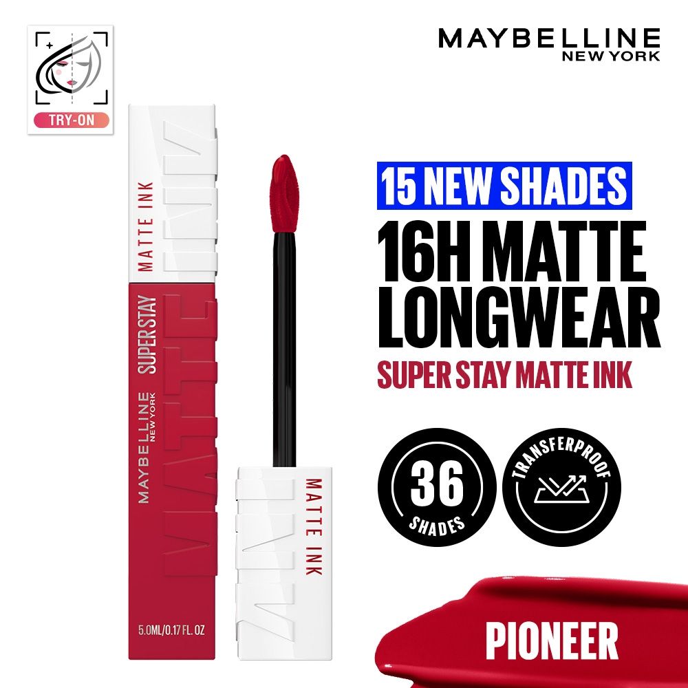 Maybelline New York Super Stay Matte Ink Liquid Lipstick, Lasts Up to 16 Hours - 15 Lover