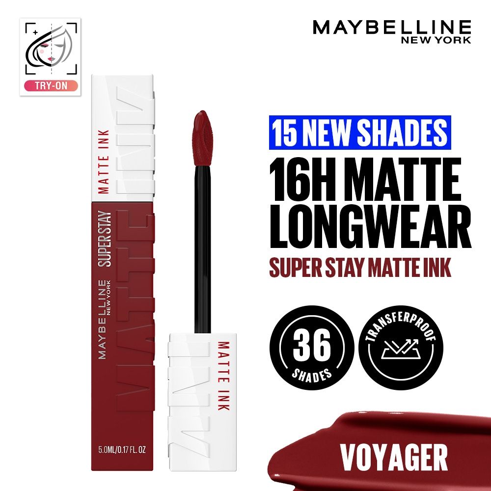 Maybelline New York Super Stay Matte Ink Liquid Lipstick, Lasts Up to 16 Hours - 15 Lover