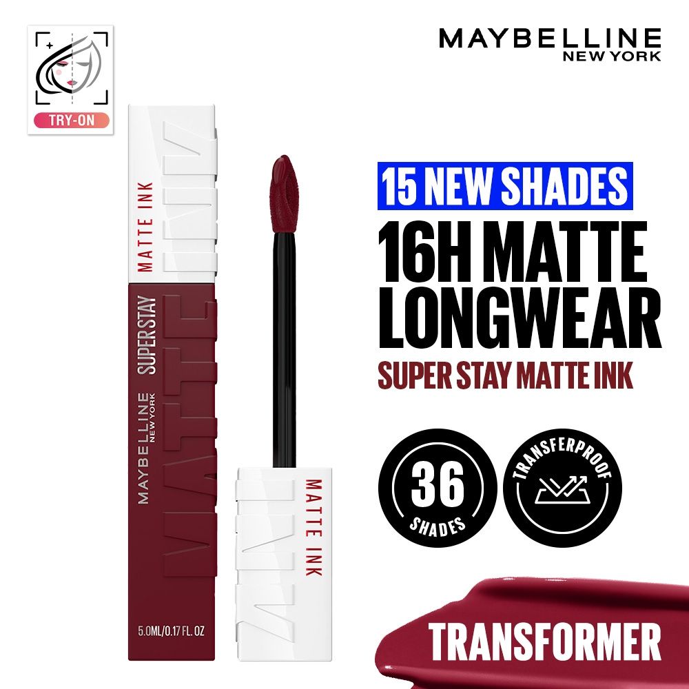 Maybelline New York Super Stay Matte Ink Liquid Lipstick, Lasts Up to 16 Hours - 15 Lover