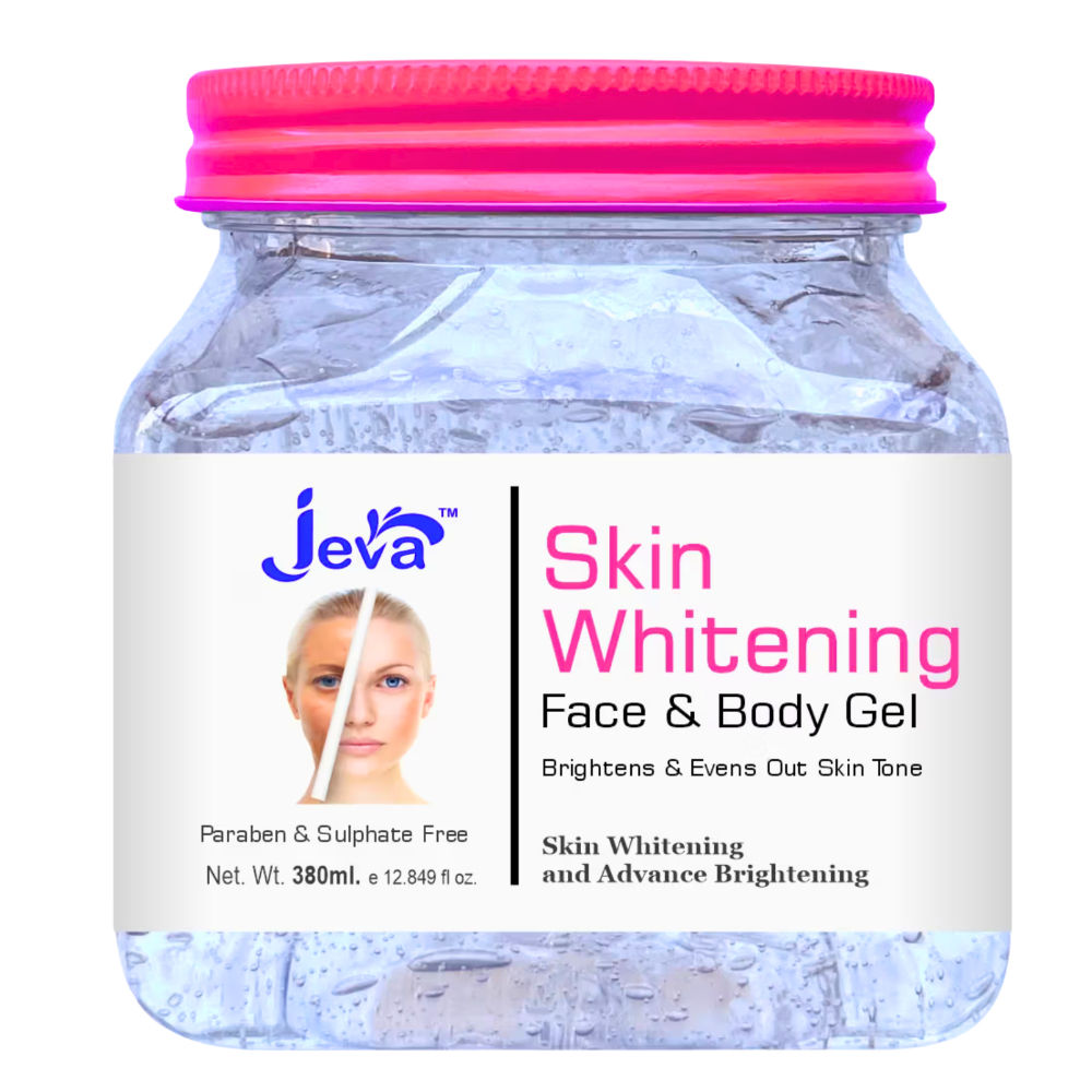 Jeva Skin Whitening & Brightening Instant Glow Gel for Normal to Dry Skin - Hydrating Radiance