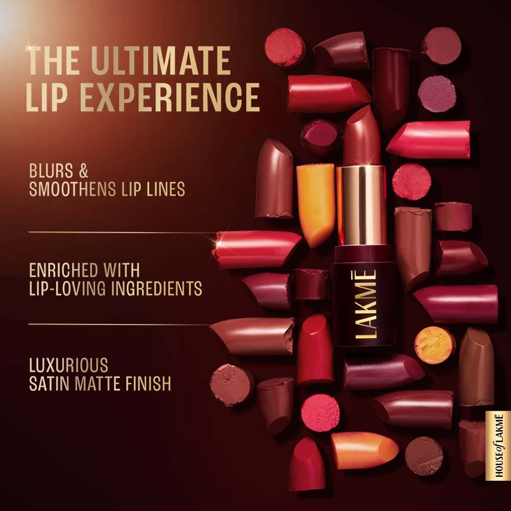 Lakme Ultimate Glam Satin Matte Lipstick