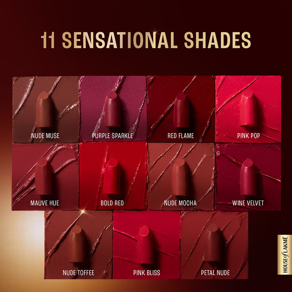 Lakme Ultimate Glam Satin Matte Lipstick
