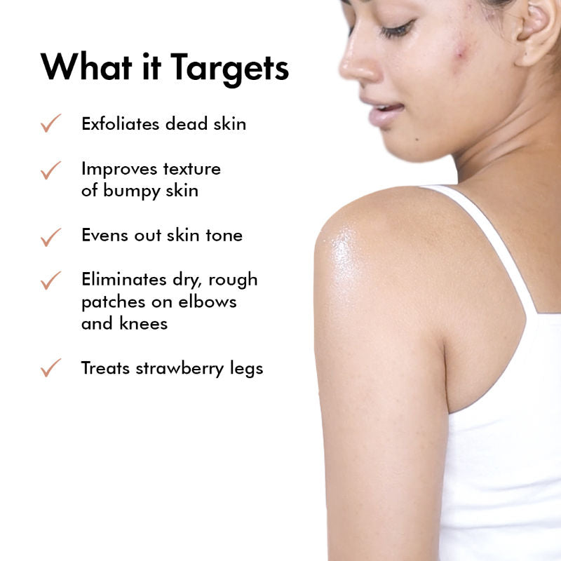 Suganda Lactic Body Lotion with 5% LA,Improves Skin Texture + Reduce Strawberry Legs (Unscented)