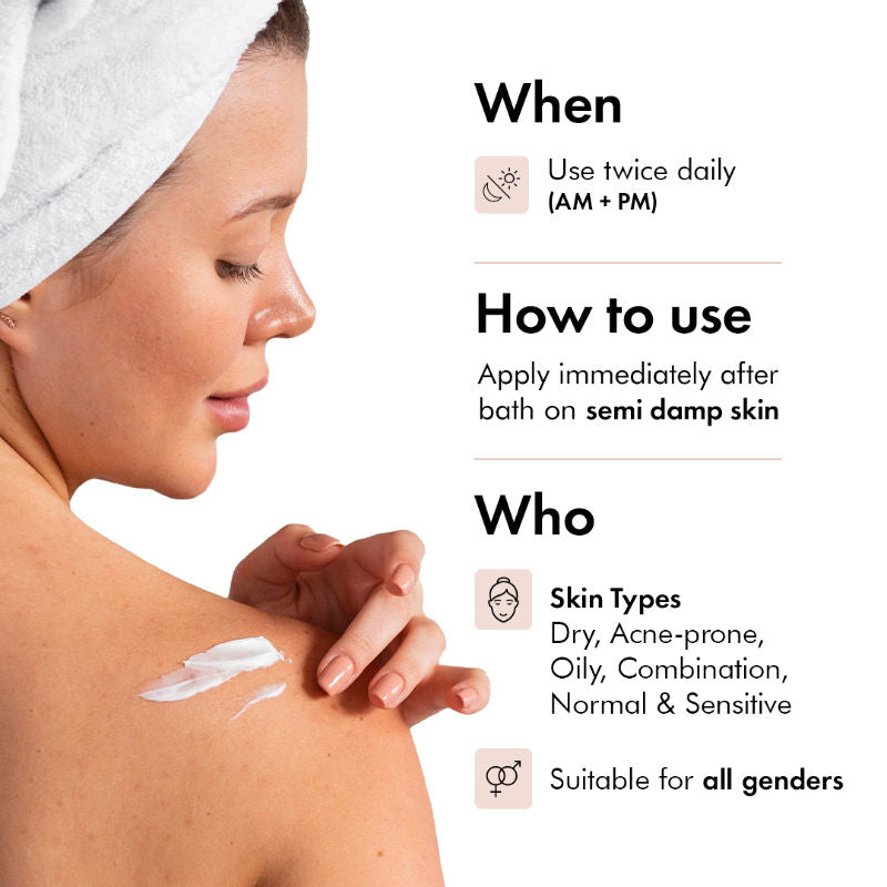 Suganda Lactic Body Lotion with 5% LA,Improves Skin Texture + Reduce Strawberry Legs (Unscented)
