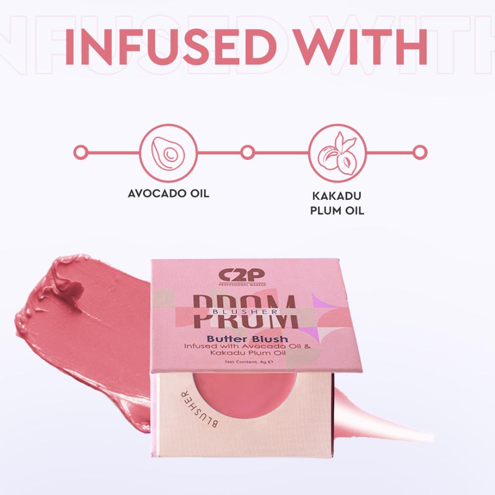 C2P Pro Prom Butter Blush Ultra HD Creamy Matte Finish
