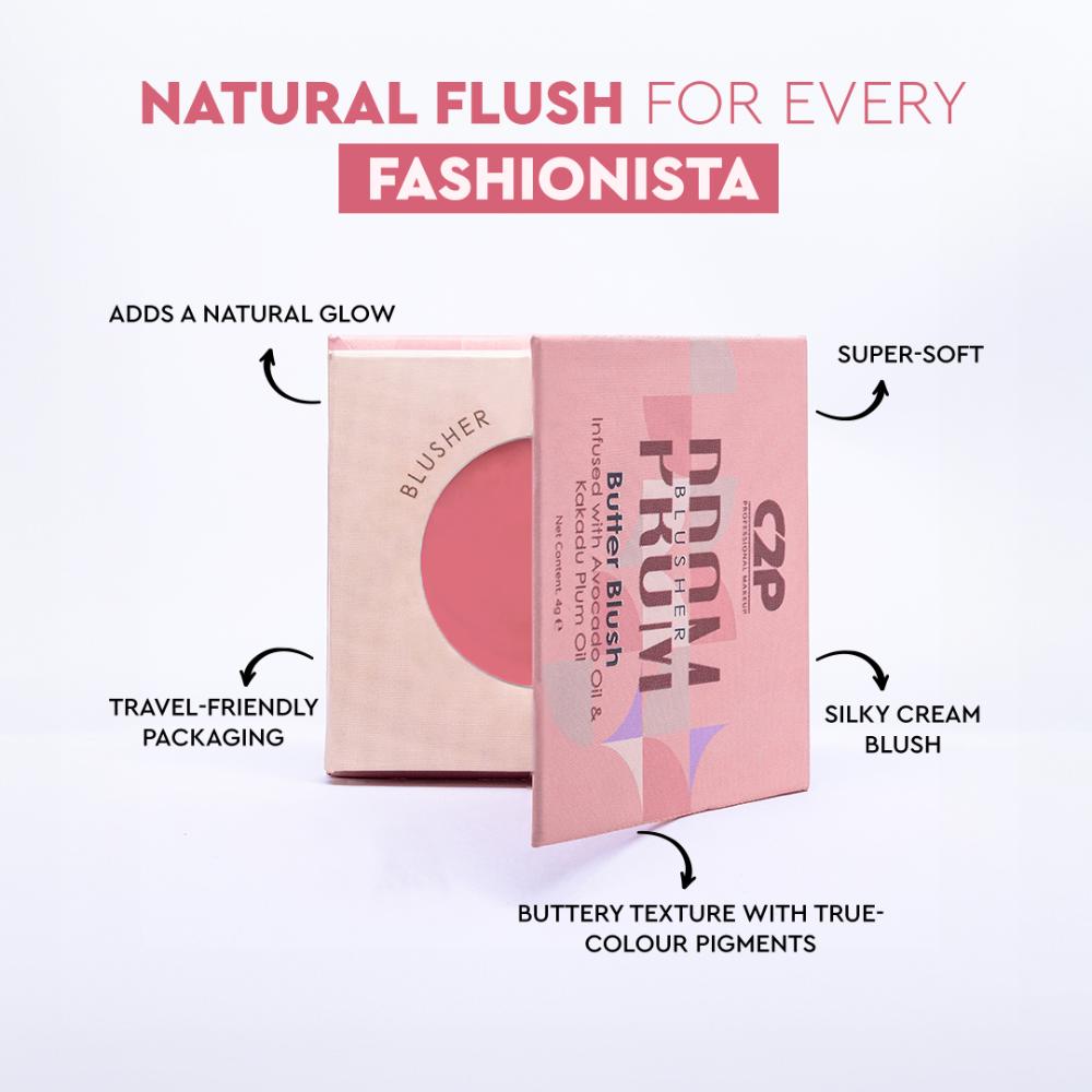 C2P Pro Prom Butter Blush Ultra HD Creamy Matte Finish