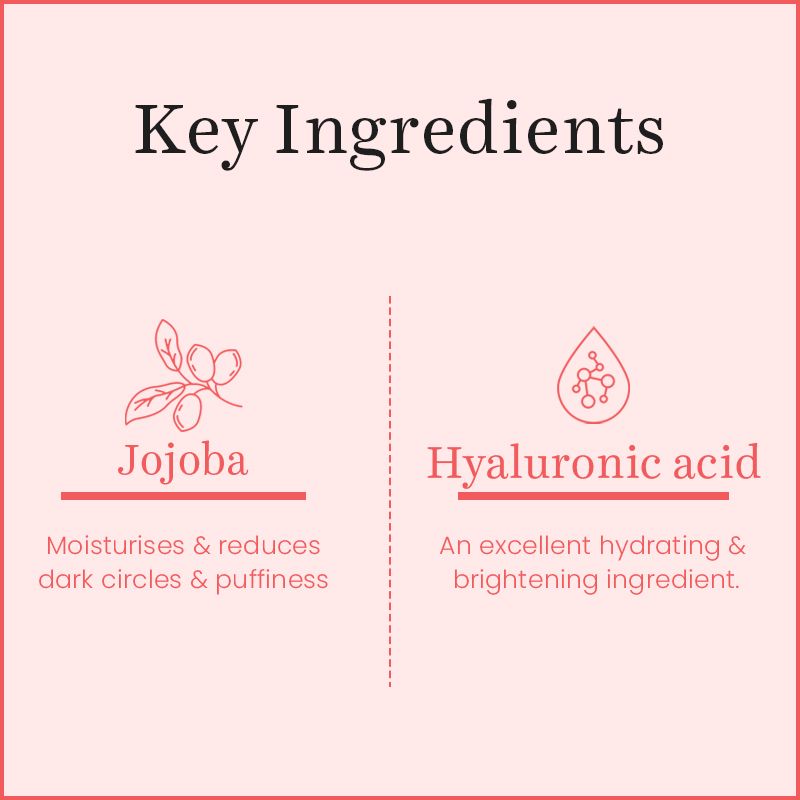 O3+ Bright Under Eye Cream With Hyaluronic Acid