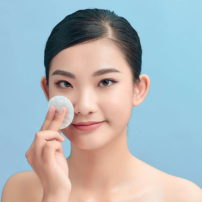 Beautiliss Soft Cotton Round Pads for Gentle Makeup Removal Cleansing and Skincare Routine